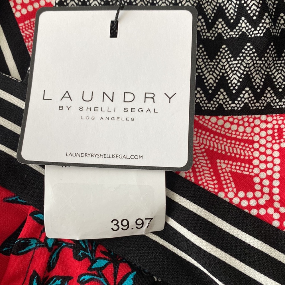 Multicolored Laundry by Shelli Segal Shirt Size M NWT - Picture 7 of 7